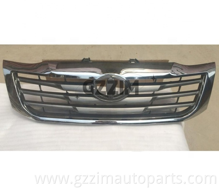 ABS Plastic Middle Grille Front Grille Guard Auto Bumper Chromed Grille Trim For Vigo 2012